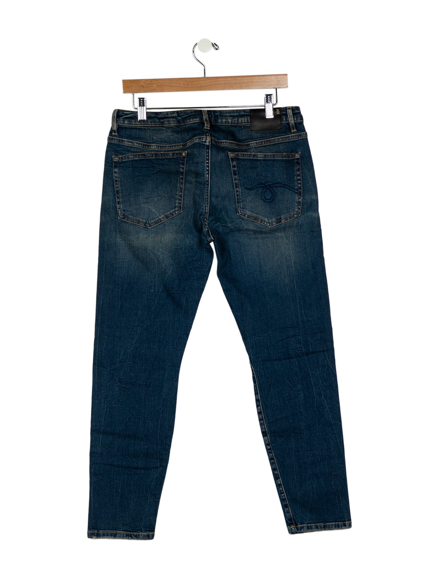 R13 Mid-Rise Skinny Leg Jeans